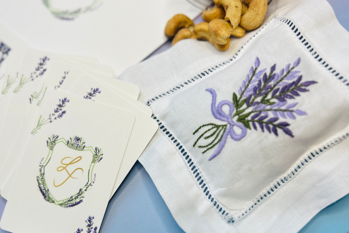 Cartes Personnalisées – Collection Lavande
