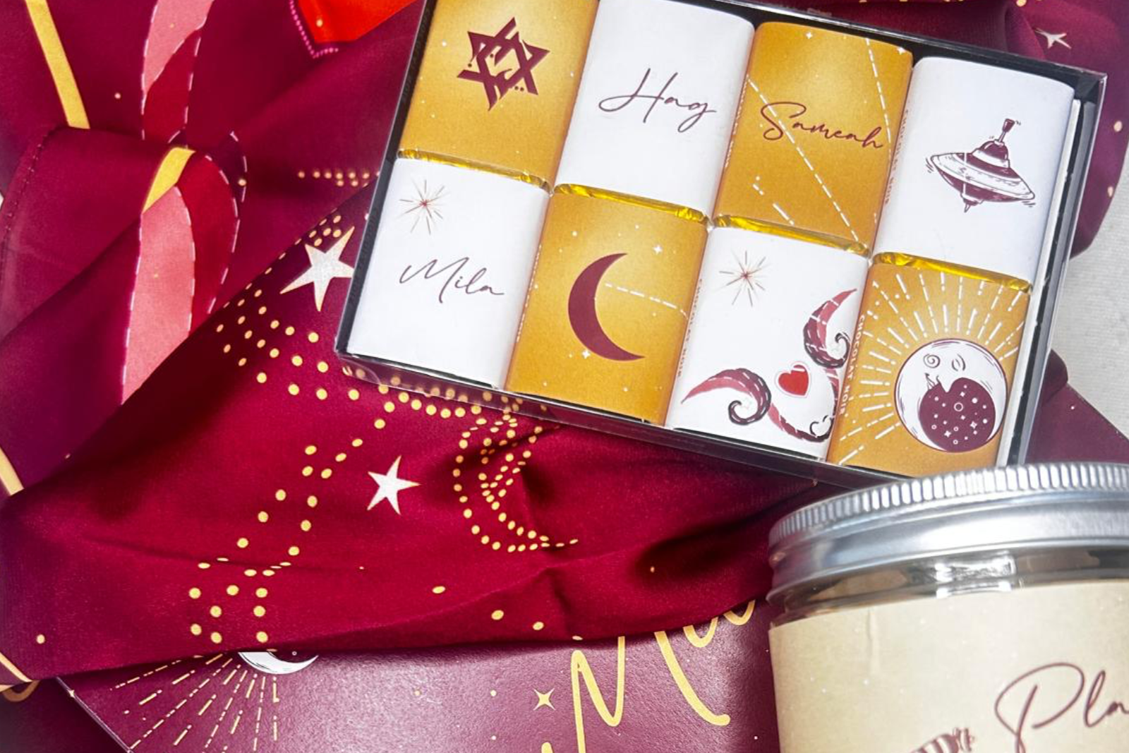 Coffret Chocolats Personnalisés – Thème Galaxie