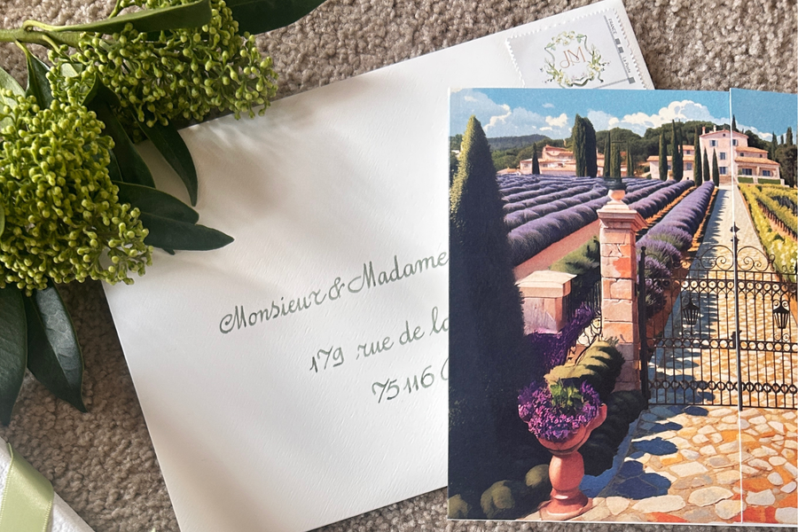Faire-Part de Mariage Personnalisé – Collection Provence