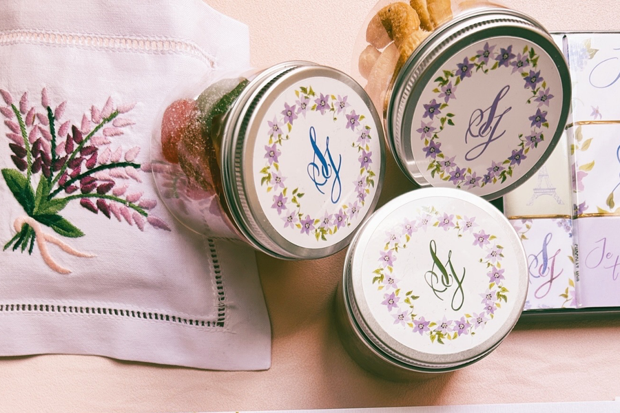 Cadeaux Invités Personnalisés – Collection Lavande