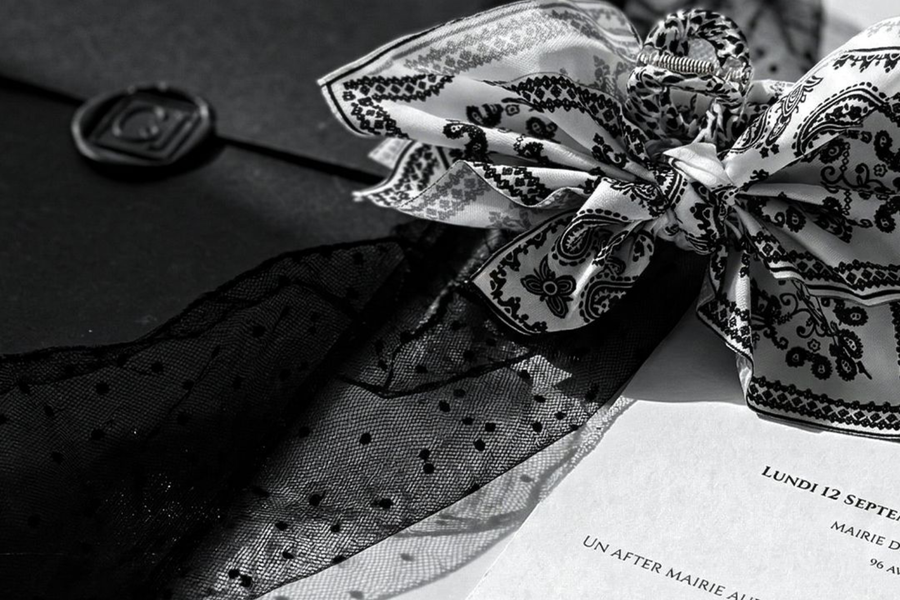 Faire-Part de Mariage Personnalisé – Collection Noir & Blanc