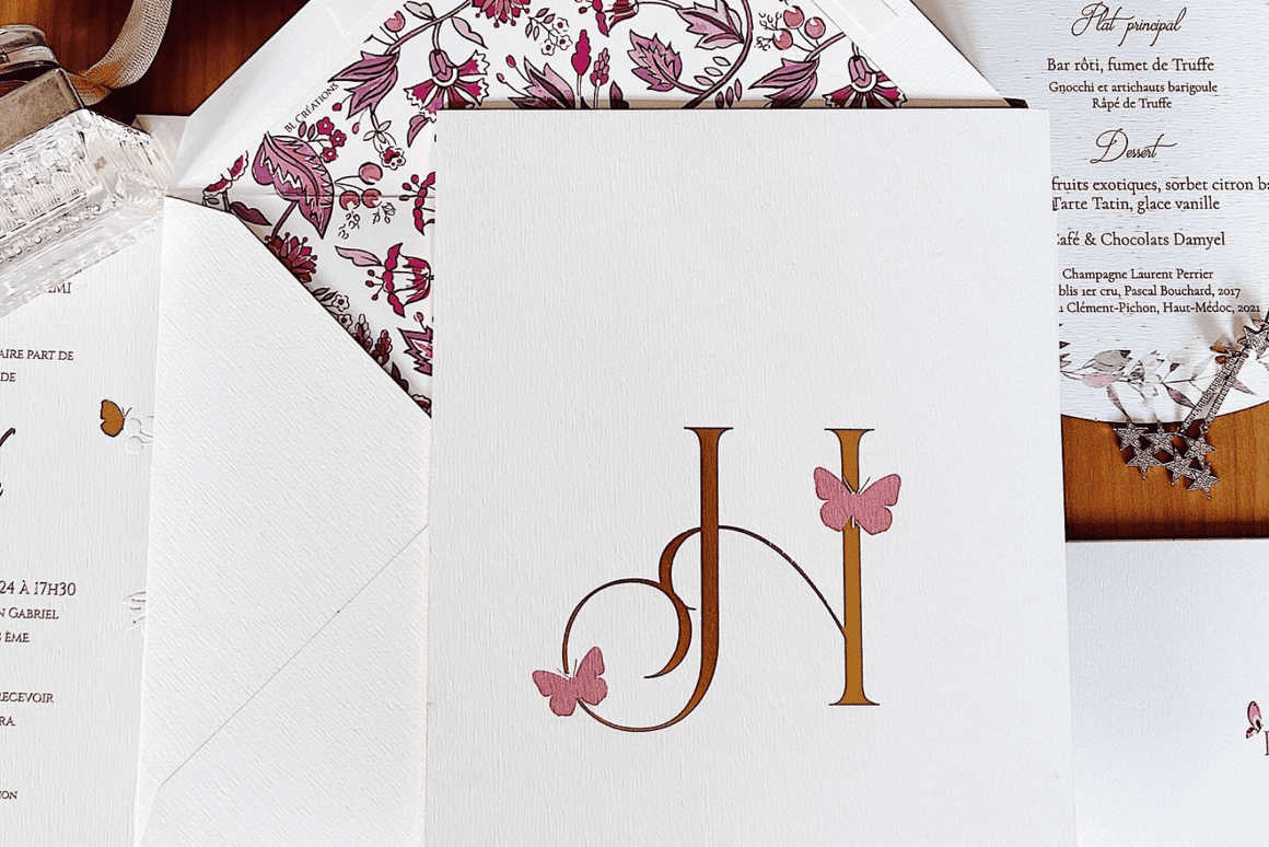 Forêt enchantée — Invitation illustrée personnalisée, création sur mesure BL Créations Paris