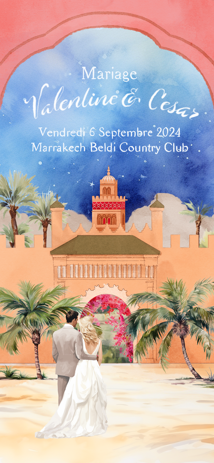 Invitation aquarelle au Maroc