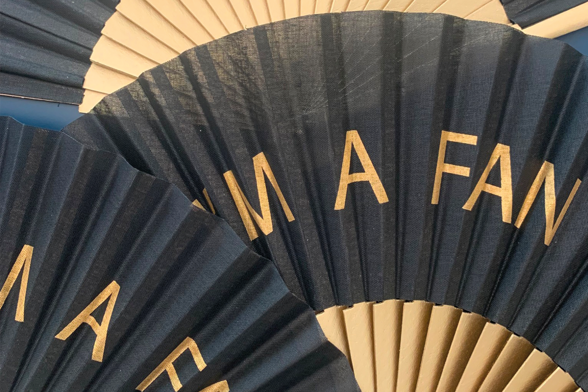Éventail Personnalisé « I'm a Fan »