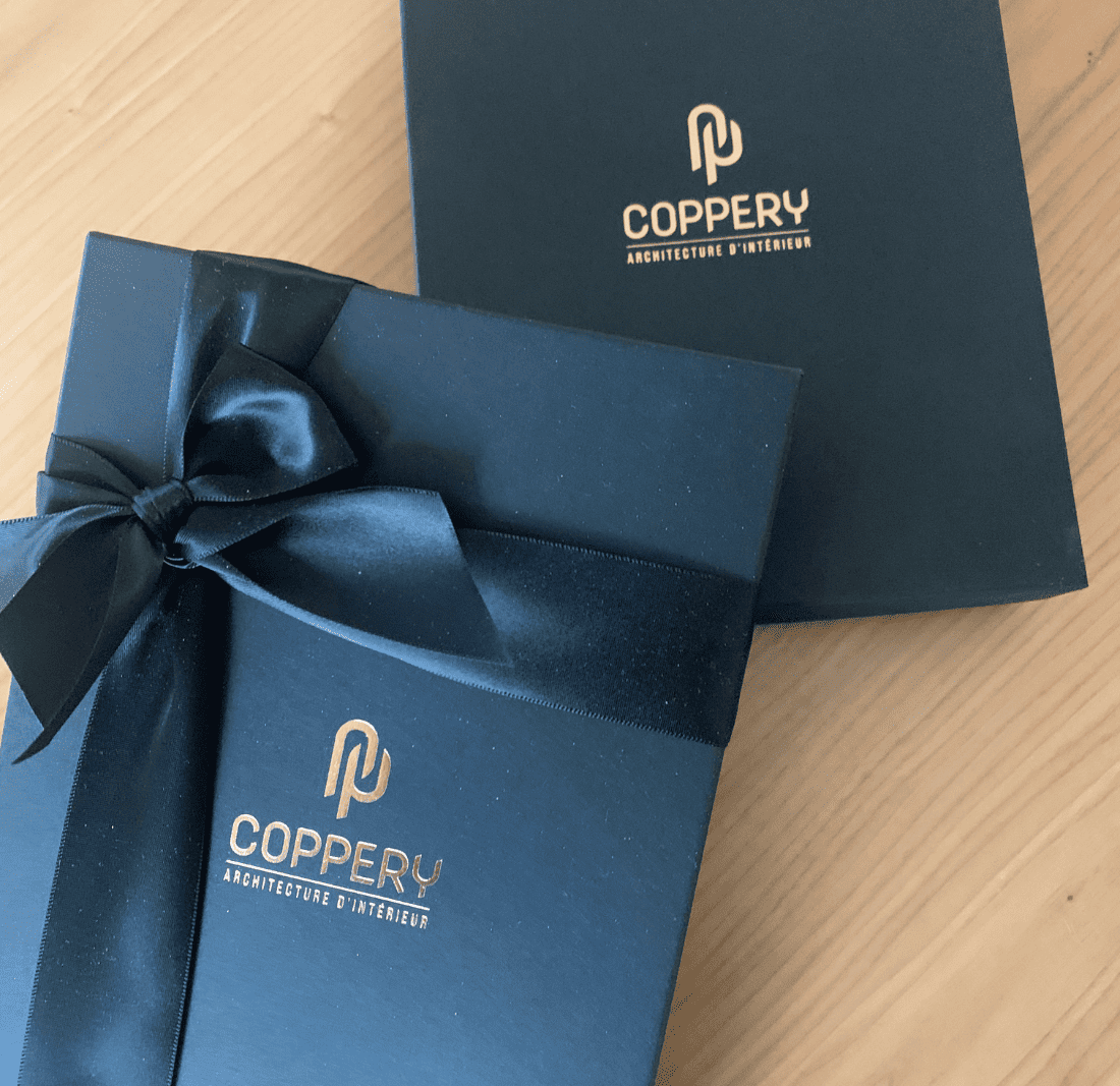Coffret cadeau personnalisé entreprise avec logo premium