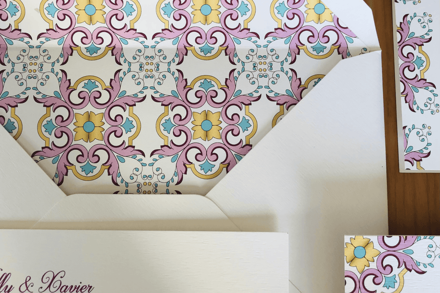 La Dolce Vita — Invitation personnalisée inspiration italienne, création sur mesure BL Créations Paris