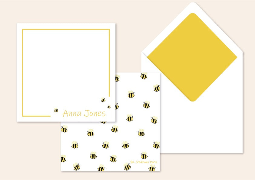 Cartes de correspondances abeille